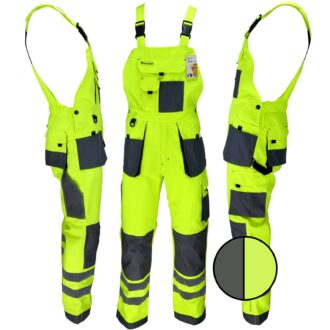 Pantaloni reflectorizanți cu bretele PROFI HIVIS