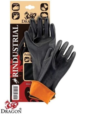 Mănuși de lucru din cauciuc INDUSTRIAL 45 cm