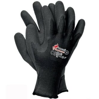 Mănuși de lucru din latex DRAGO BLACK