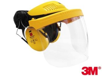 Vizieră de protecție cu căști pentru urechi 3M™ FACTORY