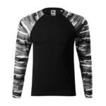 Tricou camuflaj cu mâneci lungi 166 GREY