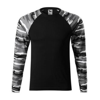Tricou camuflaj cu mâneci lungi 166 GREY