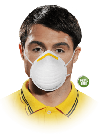 Mască respiratorie de protecție EASY FFP1 fără elemente metalice 25 buc