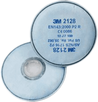 Filtru 3M™ 2128 P2 împotriva particulelor 2 buc în pachet