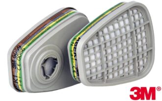 Filtru împotriva gazelor și vaporilor 3M™ 6059 ABEK1 2 buc în pachet