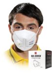 Mască igienică KN95 albă cu valvă 5 straturi 10 buc