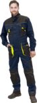Salopetă de lucru combinezon PROFI NAVY GELB 2.0