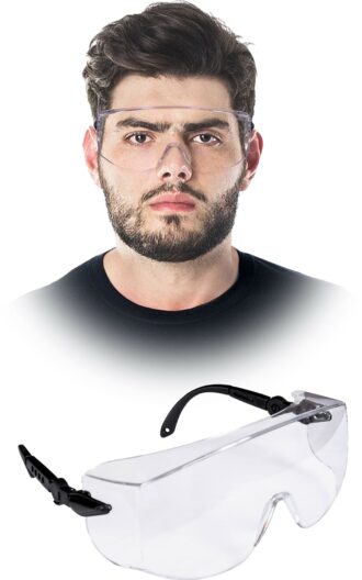Ochelari de protecție transparenți mari PORTLAND CLEAR