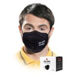 Mască igienică KN95 neagră din polipropilenă 5 straturi 20 buc