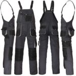 Set de salopetă cu bretele FORCE GREY