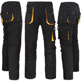 Pantaloni de lucru până la talie FORCE BLACK GELB