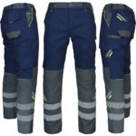 Pantaloni de lucru până la talie PRO NAVY REFLEX