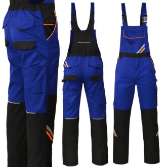 Salopetă de lucru cu bretele PRO BLUE DUAL