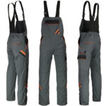 Salopetă de lucru cu bretele PRO GREY