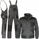 Set de salopetă cu bretele FORCE GREY