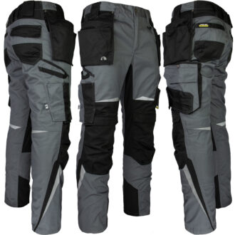 Pantaloni de lucru HARVER GREY 2.0 până la talie