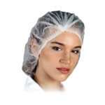 Bonetă alimentară de unică folosință 100 buc CLIP albă