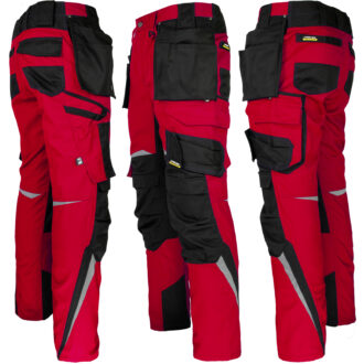 Pantaloni de lucru HARVER RED 2.0 până la talie