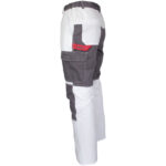 Pantaloni de lucru până la talie DELUX WHITE