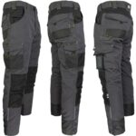 Pantaloni de lucru rezistenți BUILDER BLACK
