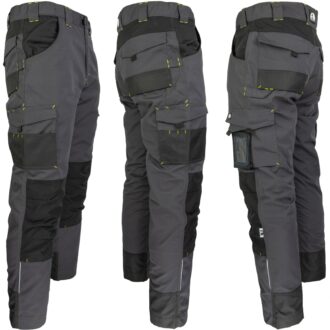 Pantaloni de lucru rezistenți BUILDER BLACK