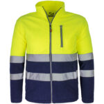 Hanorac reflectorizant din fleece PROFI HIVIS NAVY