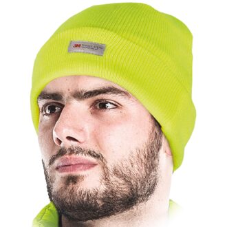 Căciulă de lucru fluorescentă de iarnă SIMPLE VIS