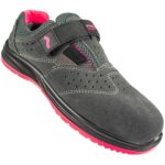 Sandale de protecție pentru lucru de damă STORK SAN PINK S1