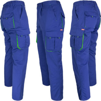 Pantaloni de lucru cu elastan MANNLAND ROYAL LIME