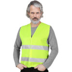Vestă de lucru reflectorizantă LUMI YELLOW