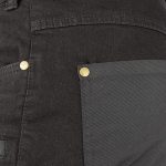 Pantaloni scurți de lucru din blugi JEANS STRETCH BLACK