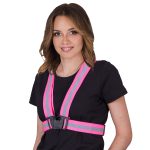 Bretele reflectorizante de avertizare STRAPE PINK