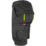 Salopetă pantaloni scurți cu elastan MANNLAND BLACK YELLOW