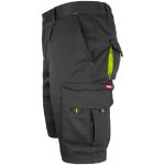 Salopetă pantaloni scurți cu elastan MANNLAND BLACK YELLOW
