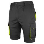 Salopetă pantaloni scurți cu elastan MANNLAND BLACK YELLOW