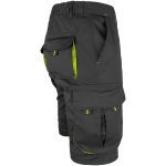 Salopetă pantaloni scurți cu elastan MANNLAND BLACK YELLOW