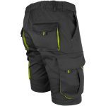 Salopetă pantaloni scurți cu elastan MANNLAND BLACK YELLOW