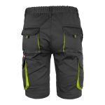 Salopetă pantaloni scurți cu elastan MANNLAND BLACK YELLOW