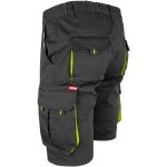 Salopetă pantaloni scurți cu elastan MANNLAND BLACK YELLOW