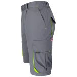 Salopetă pantaloni scurți damă cu elastan FRAULAND GREY YELLOW