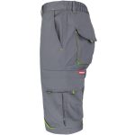 Salopetă pantaloni scurți damă cu elastan FRAULAND GREY YELLOW