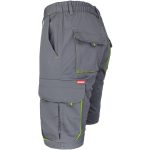 Salopetă pantaloni scurți damă cu elastan FRAULAND GREY YELLOW