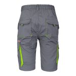 Salopetă pantaloni scurți damă cu elastan FRAULAND GREY YELLOW