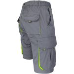 Salopetă pantaloni scurți damă cu elastan FRAULAND GREY YELLOW