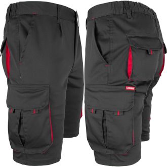Salopetă scurtă cu elastan MANNLAND BLACK RED