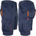 Salopeta din elastan MANNLAND NAVY ORANGE