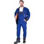 Pantaloni ignifughi pentru sudor cu sutien SPECTER