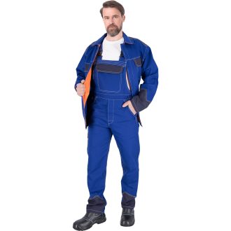 Pantaloni ignifughi pentru sudor cu sutien SPECTER