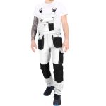 Pantaloni de lucru cu salopeta FOXI WHITE