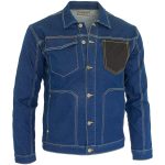 Geaca de lucru din blugi JEANS STRETCH BLUE